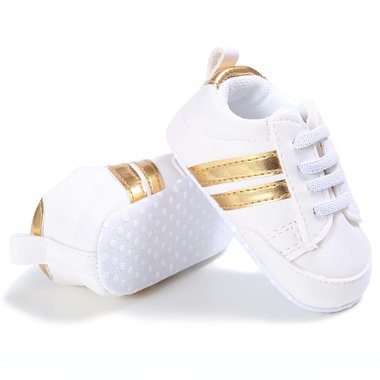 Baby Sneakers Striped Gold Maat 17-20