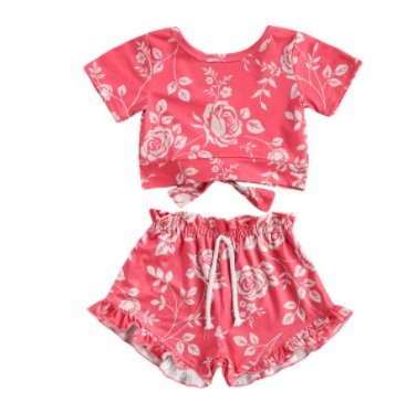 Peuter Kledingset Roses Maat 80