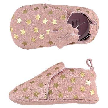 XQ Leren Instappers Pink Maat 20