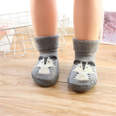 Baby AntiSlip Sok Sloffen Racoon Maat 17&18