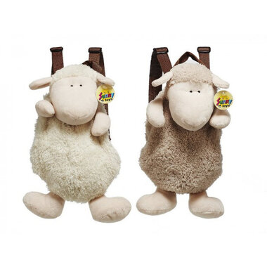 Rugzak Pluche Schaap Wit