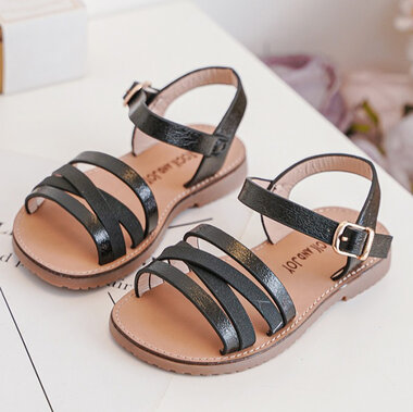 Kindersandalen Paris Black Maat 21-25