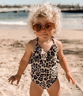 Baby Halter Badpakje Leopard Maat 80