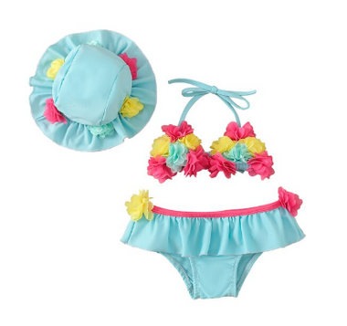 Baby Bikini Hawai Blue Maat 80