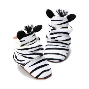 Baby Sloffen Zebra Maat 17