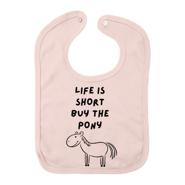 Gepersonaliseerd Baby Slabbetje Buy the pony