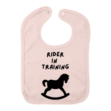 Gepersonaliseerd Baby Slabbetje Rider in training