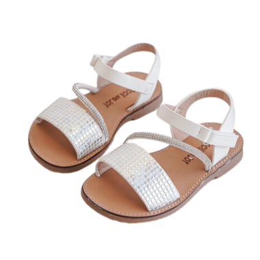 Kindersandalen Disco White Maat 20-24