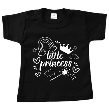 Gepersonaliseerd Baby T-Shirt Little Princess