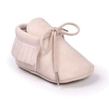 Baby Mocassin Fringe Paris Beige Maat 17-20