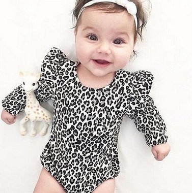 Baby Romper Luipaard Maat 80