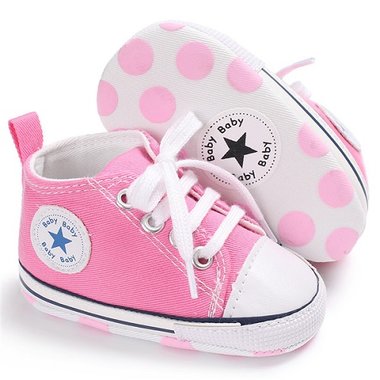 Baby Gympen Chuck Pink Maat 18-20