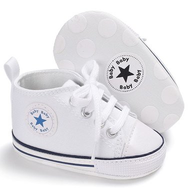 Baby Gympen Chuck White Maat 18-20